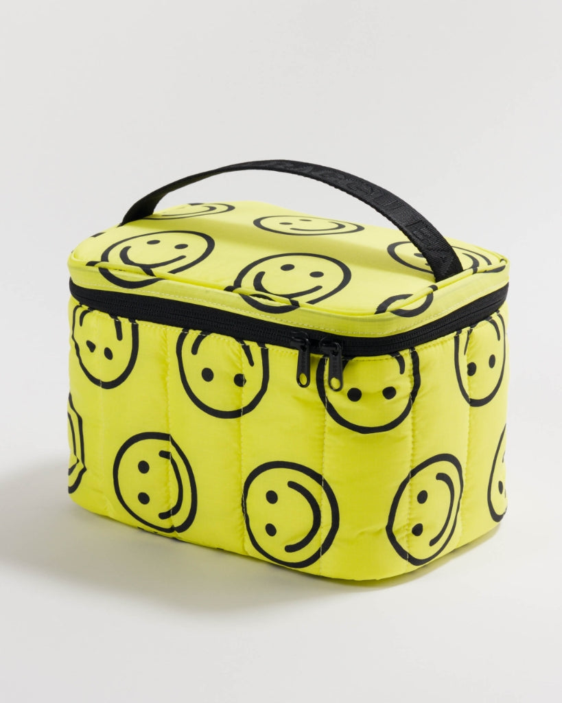 Puffy Lunch Bag - Yellow Happy