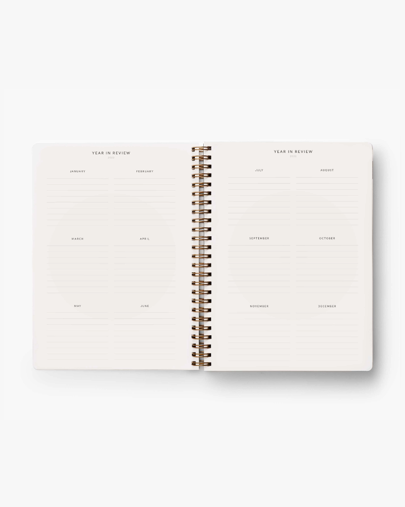 12-Month Softcover Spiral Planner 2022 - Marguerite