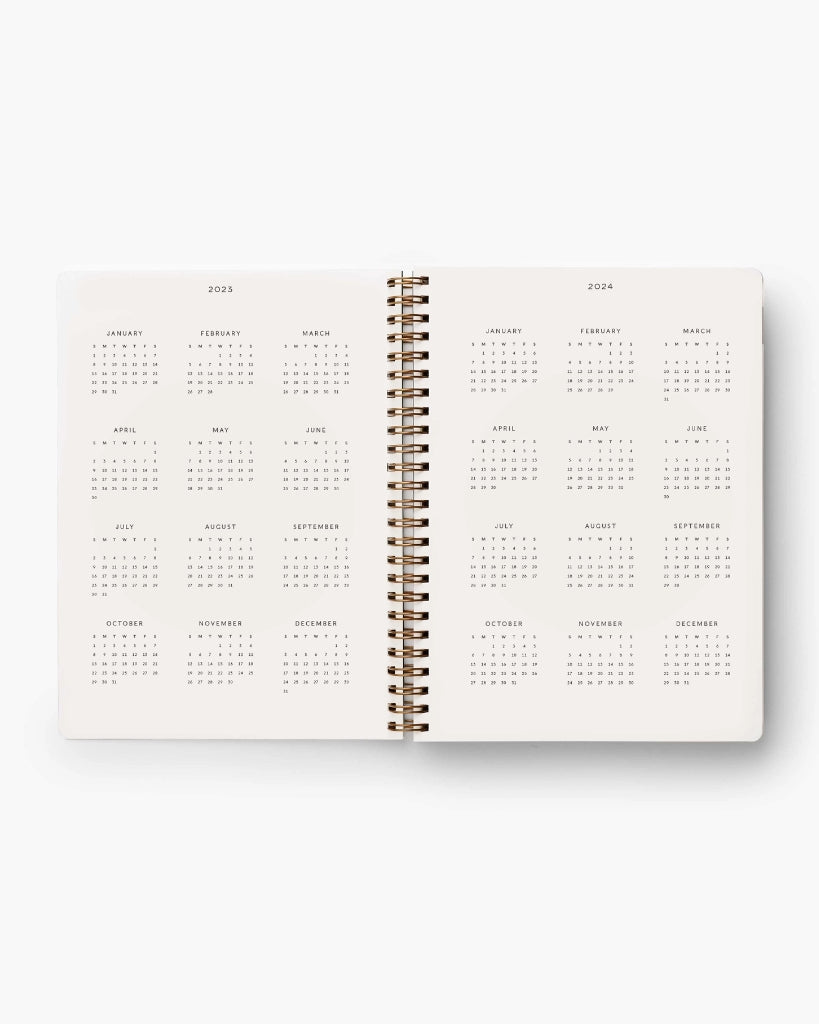 12-Month Softcover Spiral Planner 2023 - Botanical