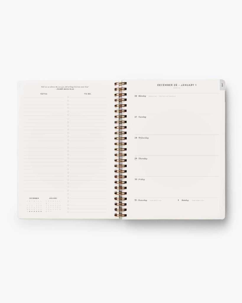 12-Month Softcover Spiral Planner 2023 - Botanical