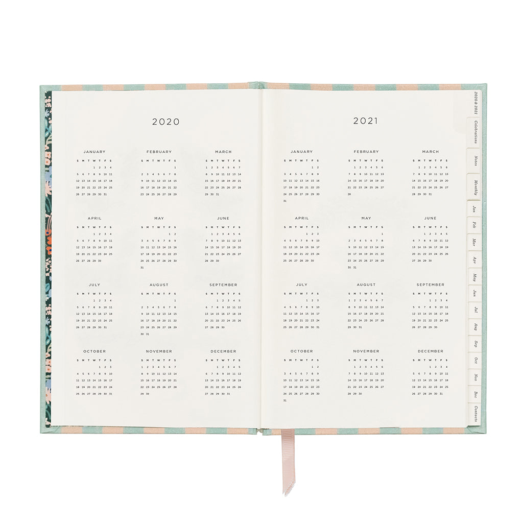 Everyday 12-Month Agenda 2020 - Cabana