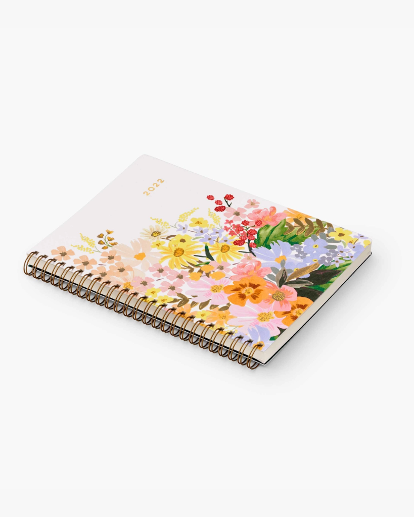 12-Month Softcover Spiral Planner 2022 - Marguerite