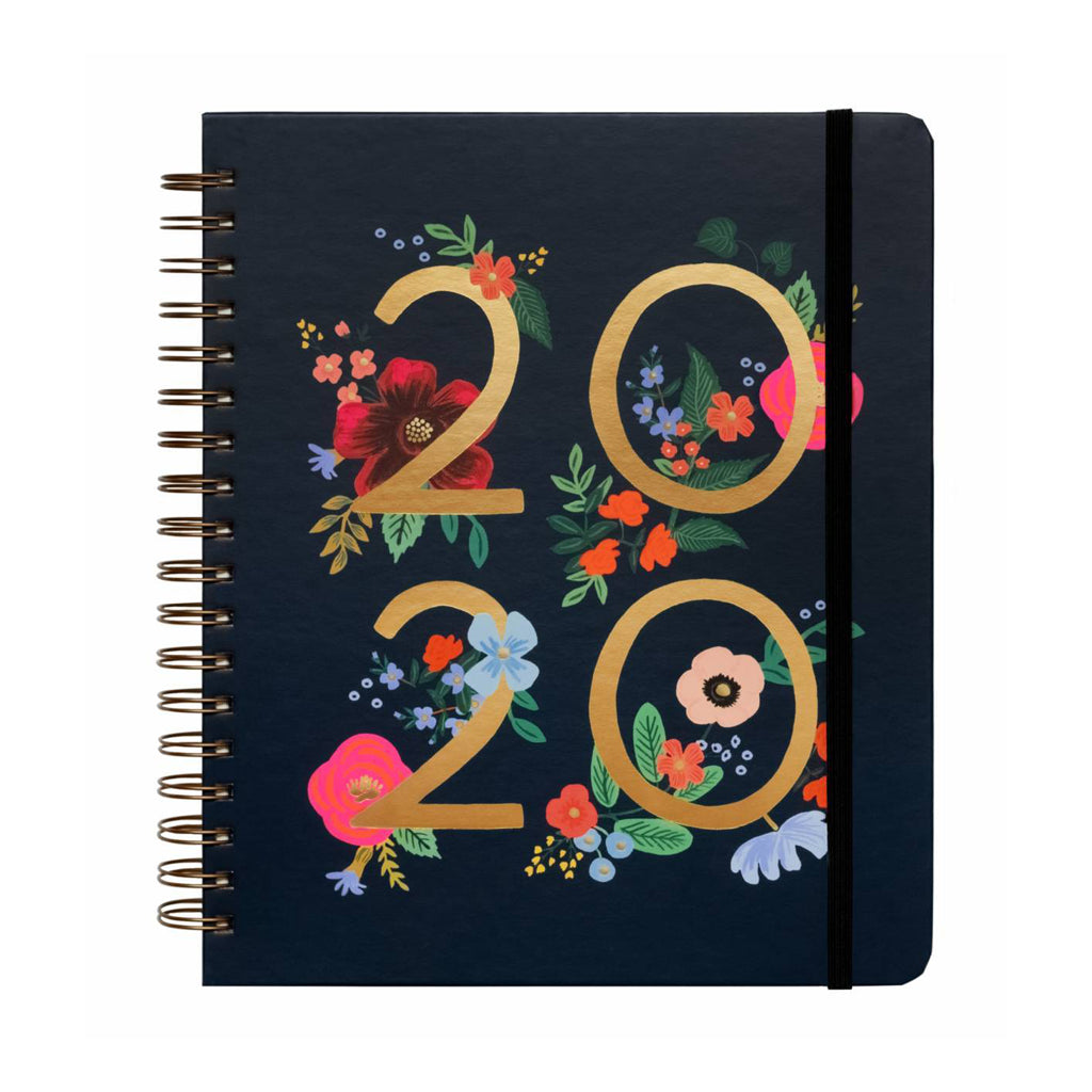 Everyday 17-Month Planner 2020 - Wild Rose Spiral
