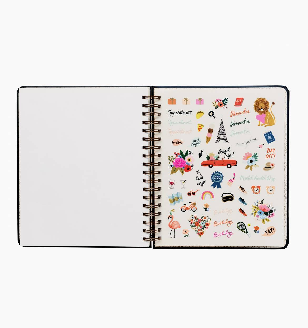 Everyday 17-Month Planner 2020 - Wild Rose Spiral