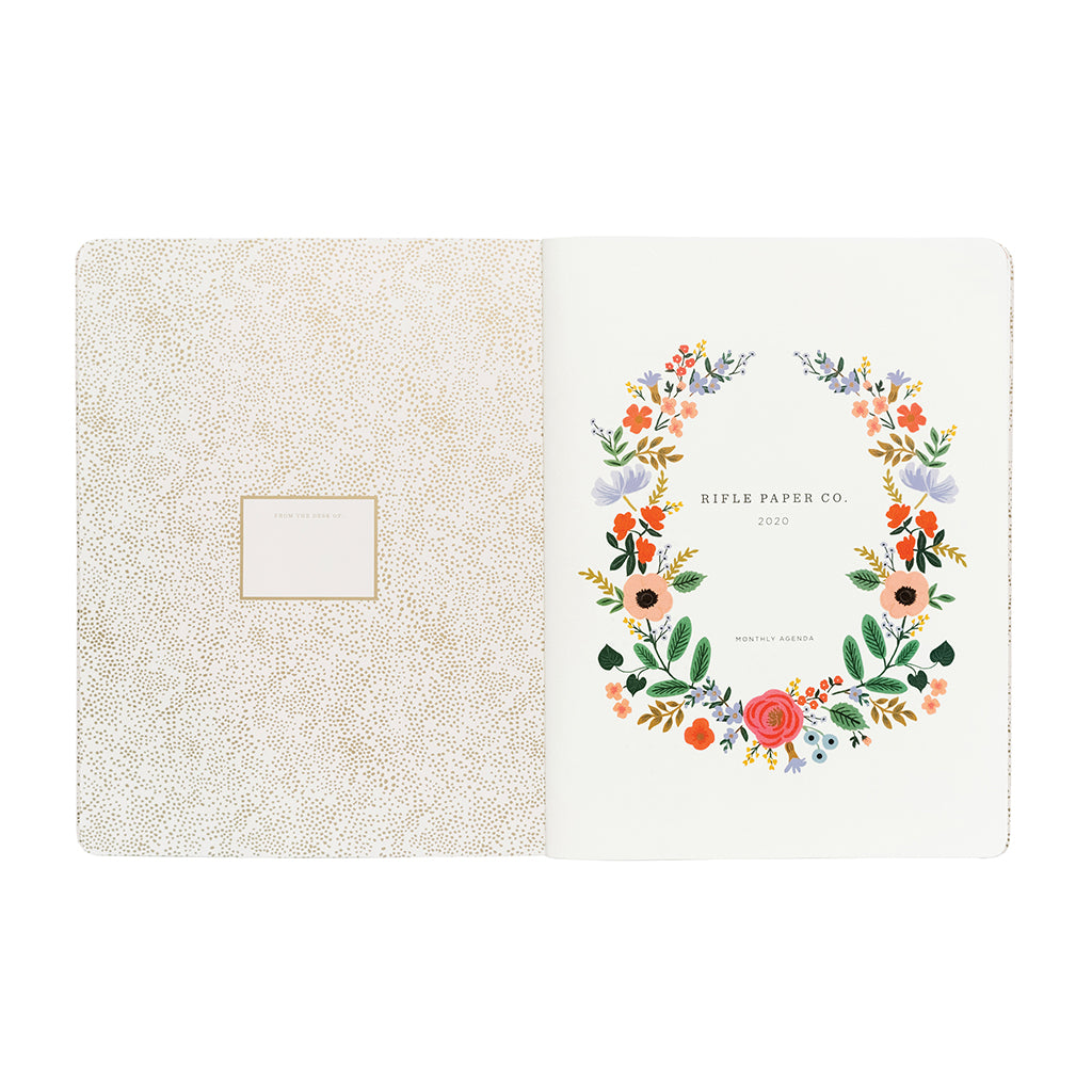 Stitched Appointment Notebook 2020 - Wild Rose