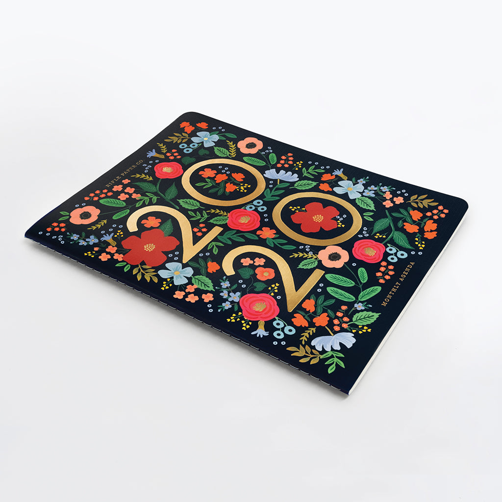 Stitched Appointment Notebook 2020 - Wild Rose