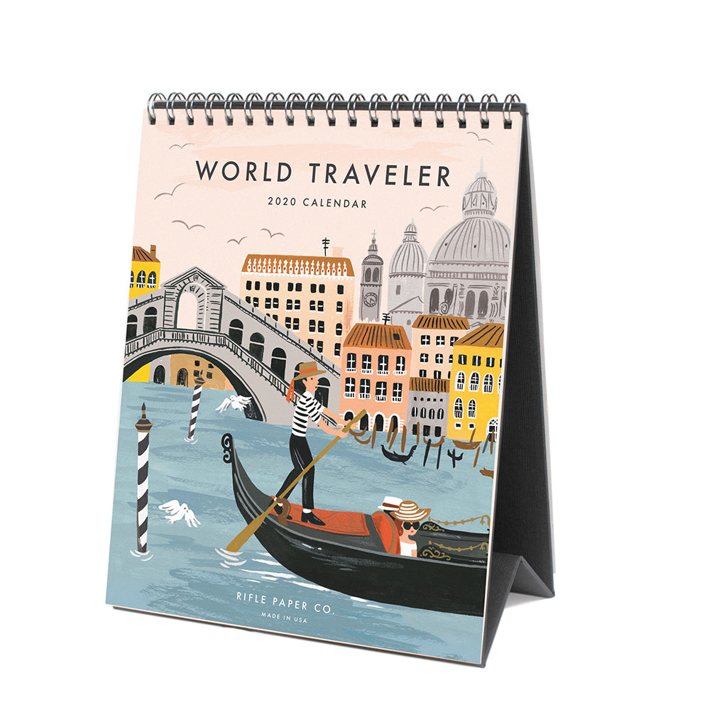 Desk Calendar 2020 - World Traveler