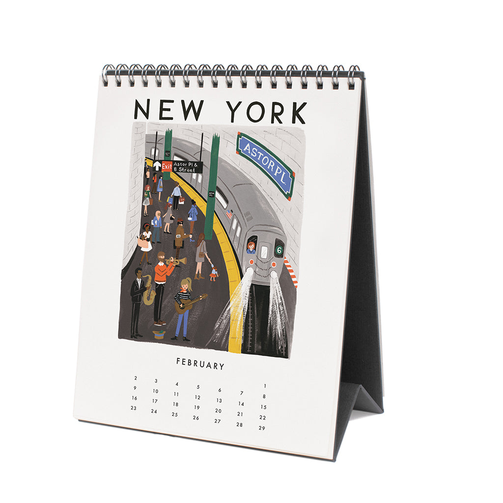 Desk Calendar 2020 - World Traveler