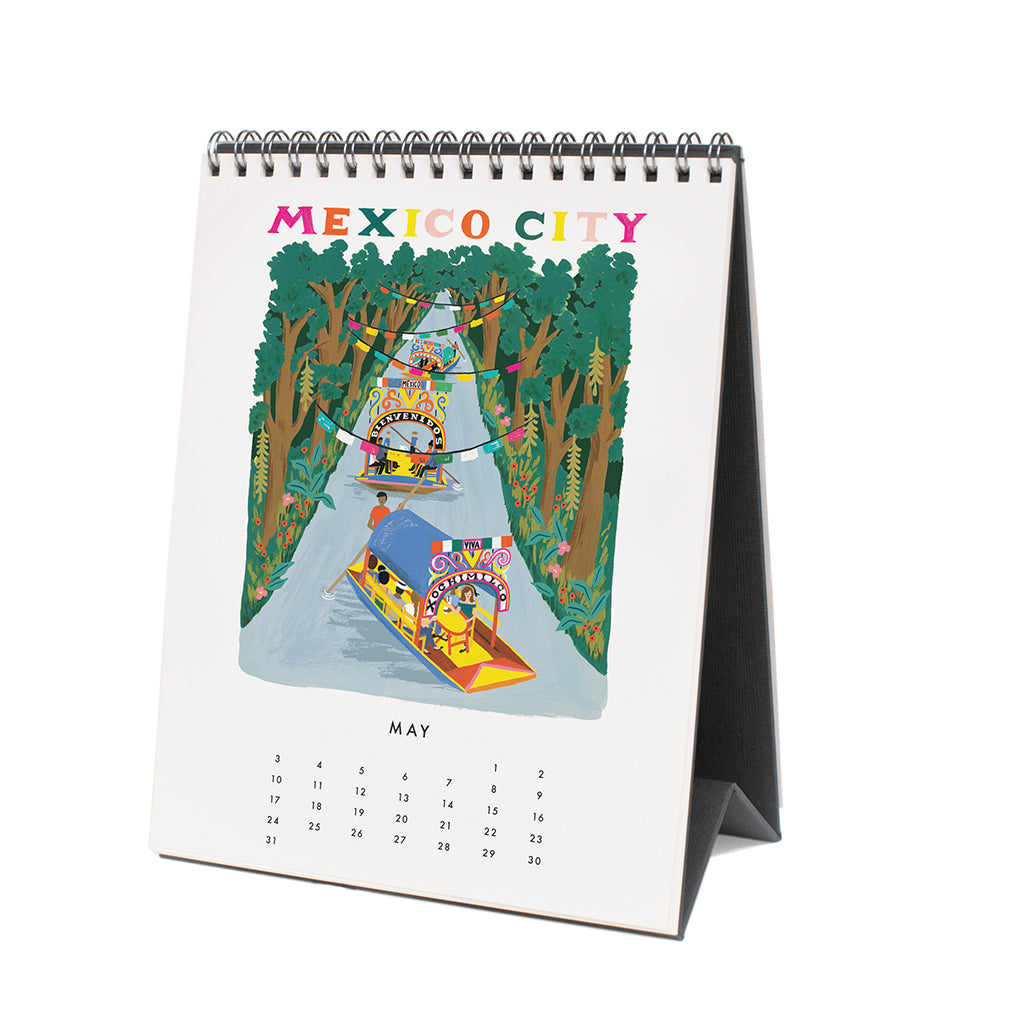 Desk Calendar 2020 - World Traveler