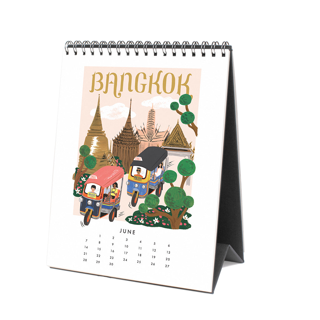 Desk Calendar 2020 - World Traveler