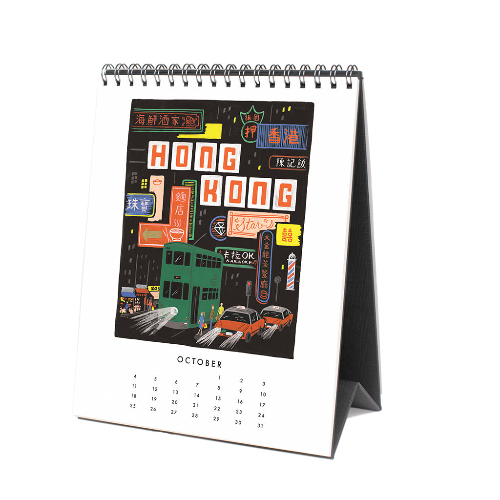 Desk Calendar 2020 - World Traveler
