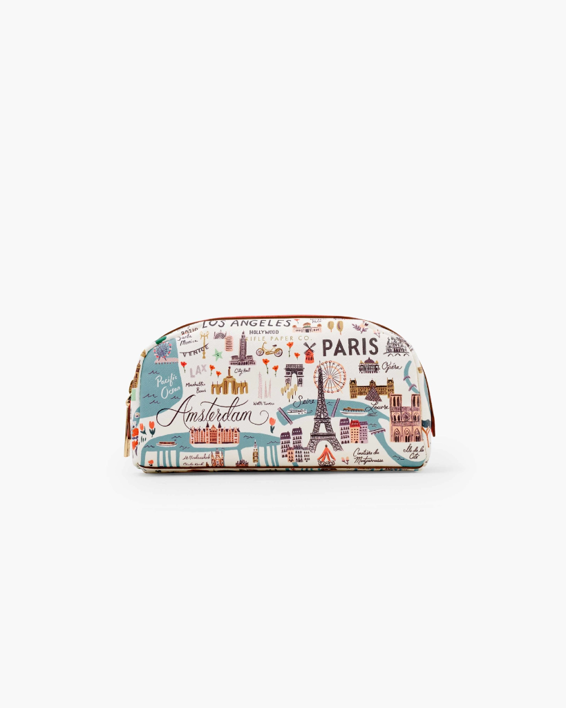 Small Cosmetic Pouch - Bon Voyage