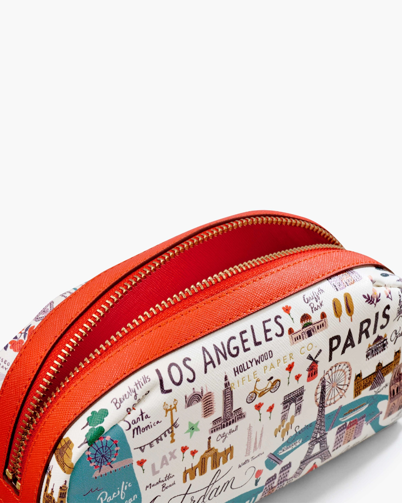 Small Cosmetic Pouch - Bon Voyage