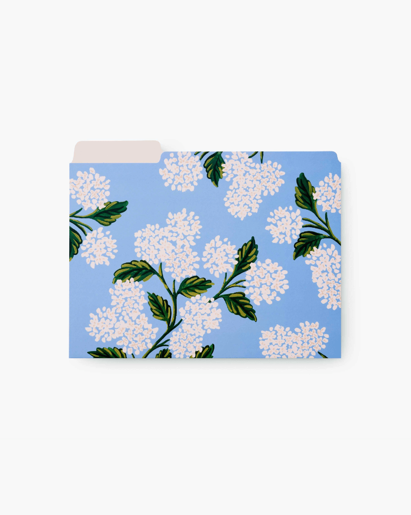 File Folder Set - Hydrangea