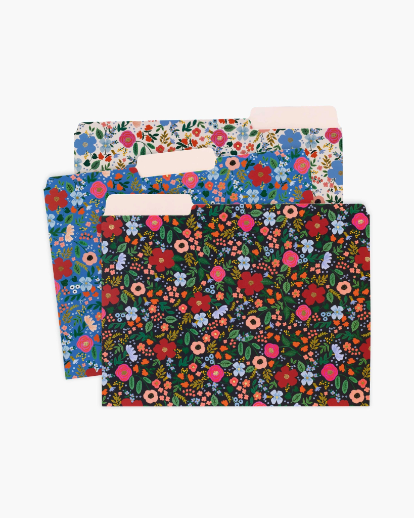 File Folder Set - Wild Rose