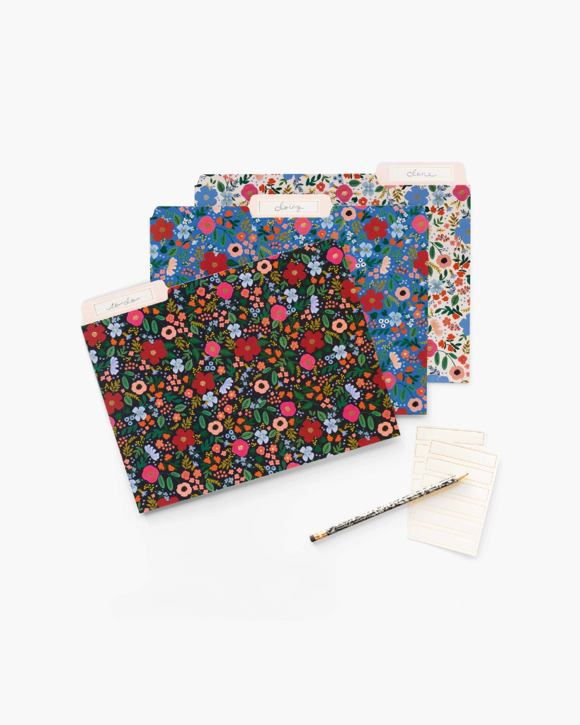 File Folder Set - Wild Rose