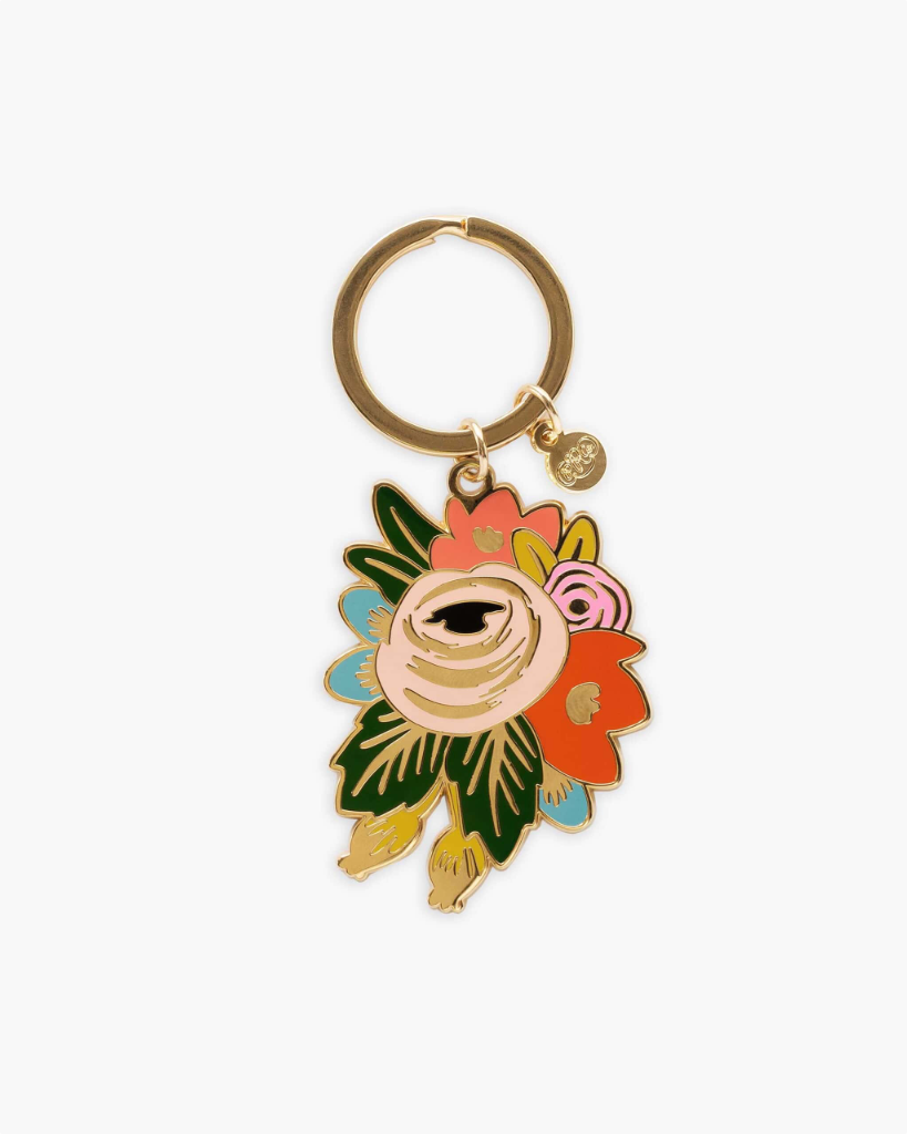 Enamel Keychain - Rosa