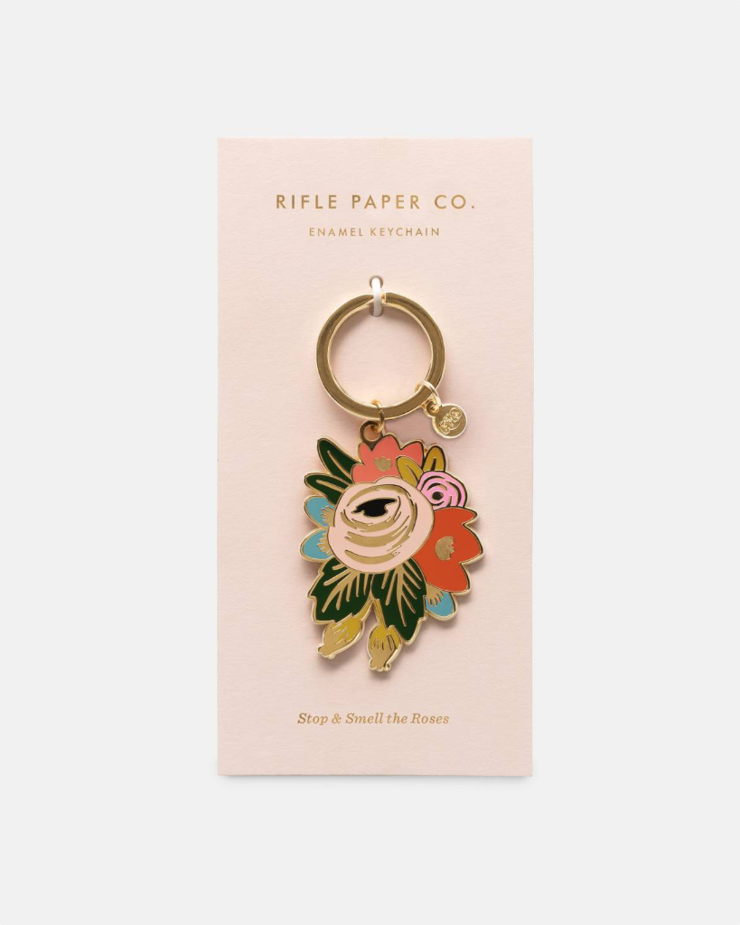 Enamel Keychain - Rosa