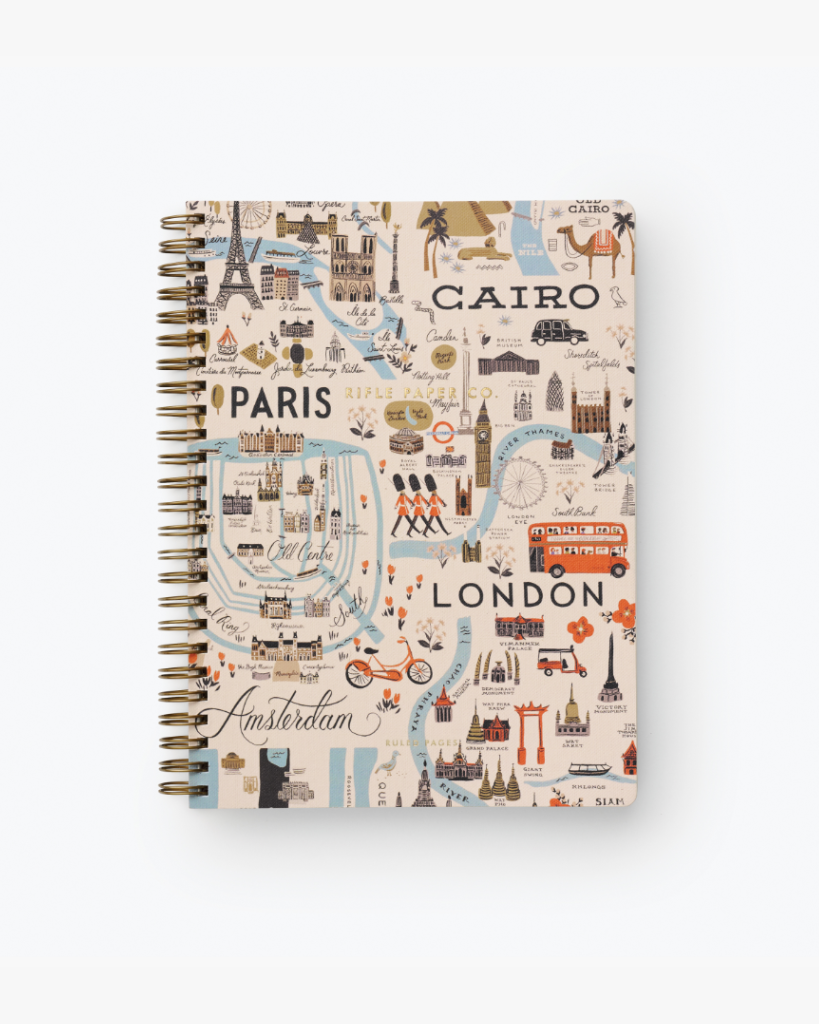 Spiral Notebook - Bon Voyage