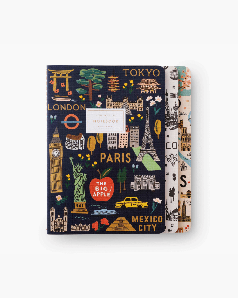 Stitched Notebook Set - Bon Voyage