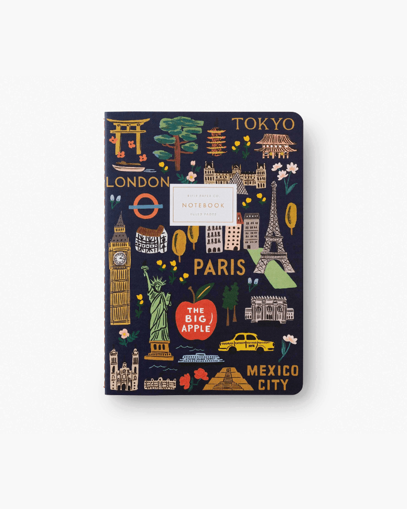 Stitched Notebook Set - Bon Voyage