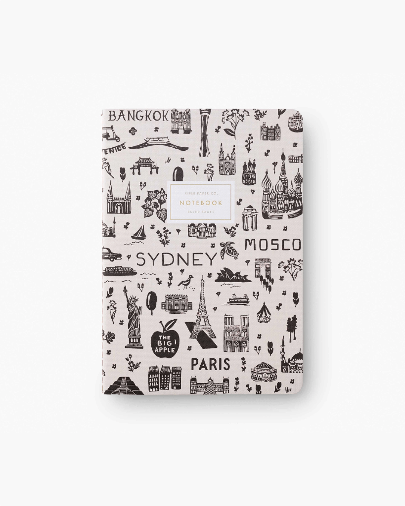 Stitched Notebook Set - Bon Voyage