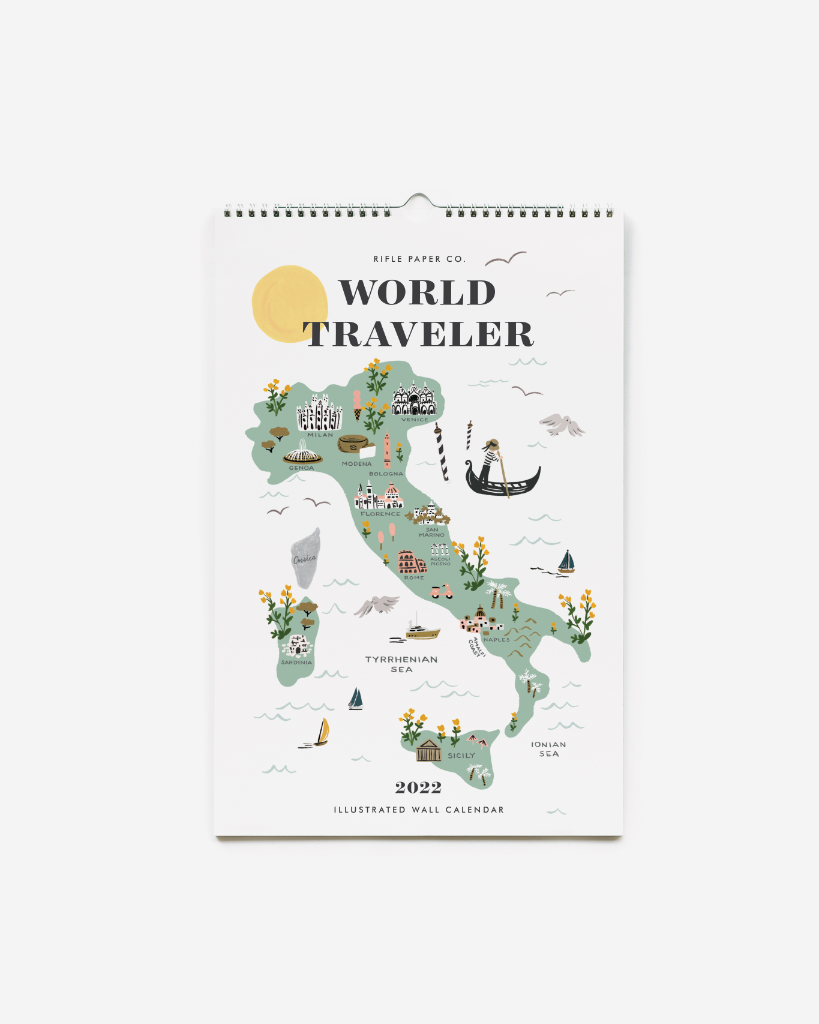 Wall Calendar 2022 - World Traveler