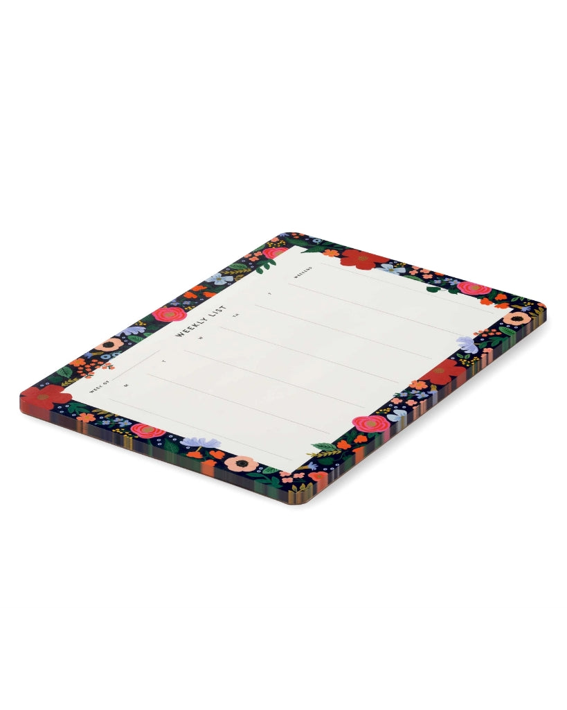 Weekly Desk Pad - Wild Rose
