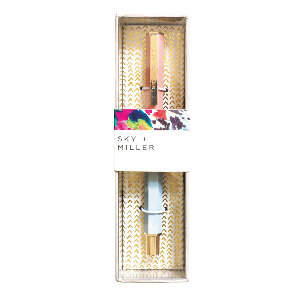 Ballpoint Pen - Blush + Sky Blue