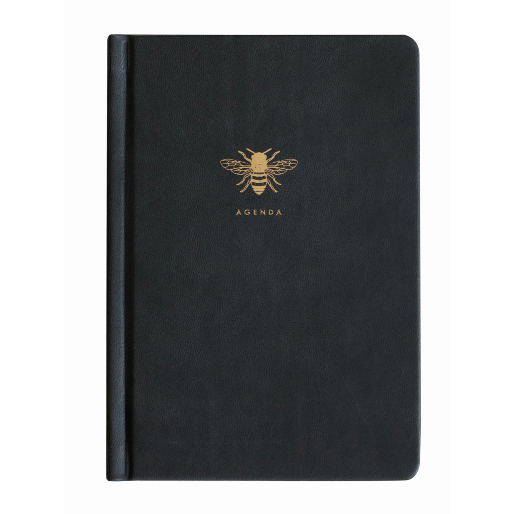Agenda Planner - Black + Bee