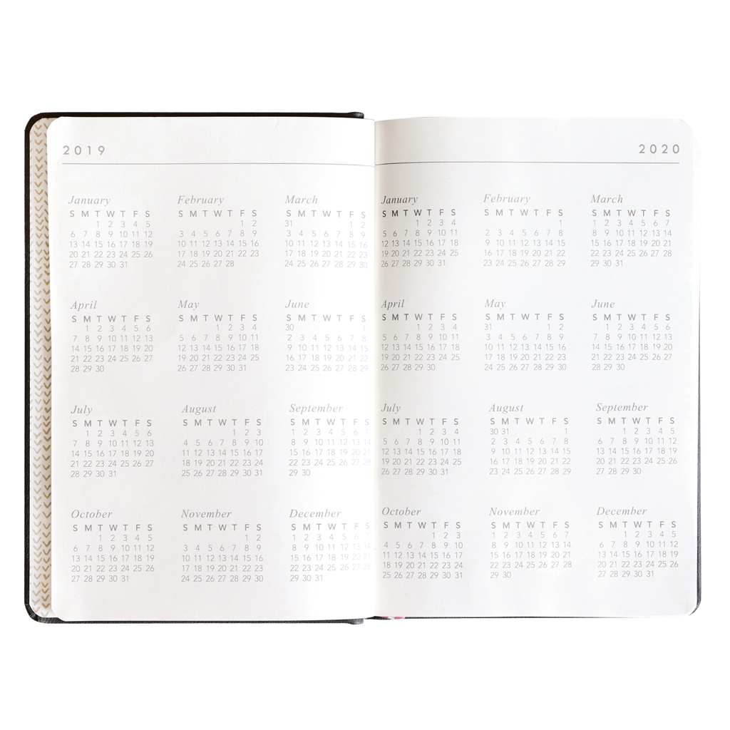 Agenda Planner - Black + Bee