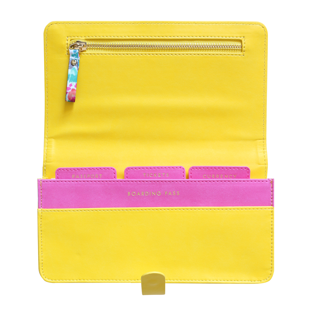 Travel Wallet - Citrus + Pineapple