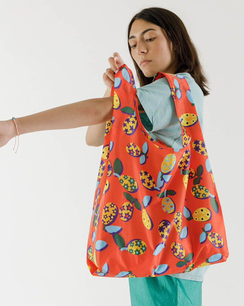Standard Reusable Bag - Kumquat Collage