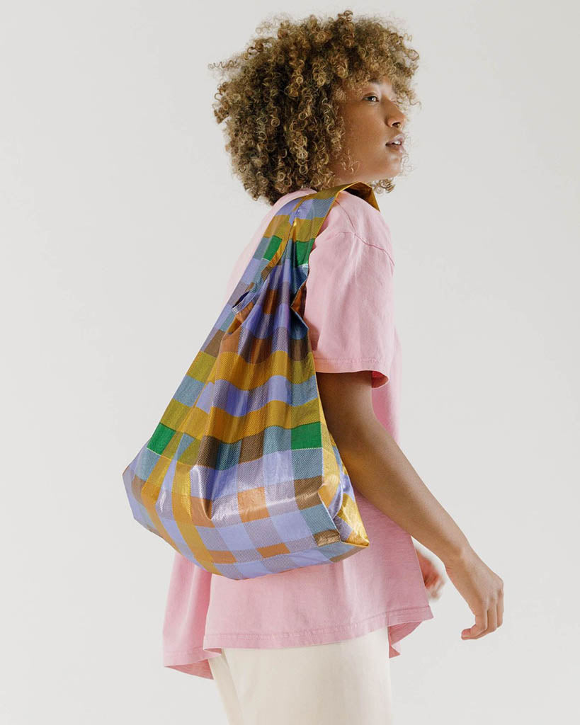 Standard Reusable Bag - Madras Metallic