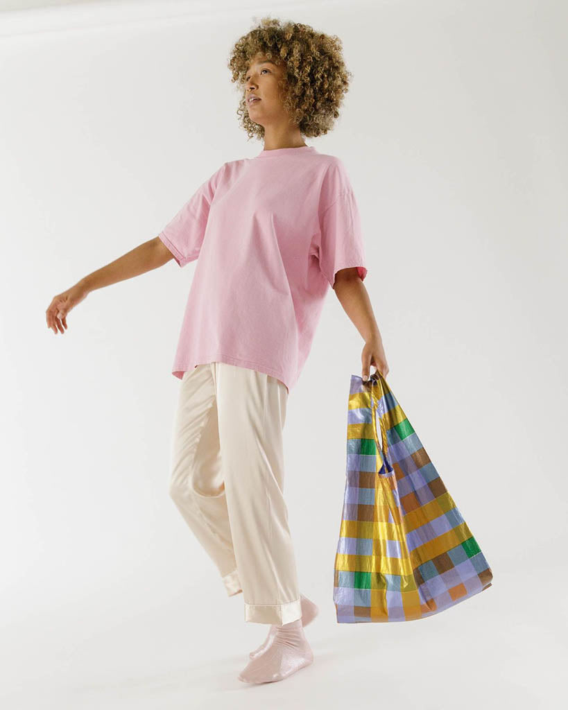 Standard Reusable Bag - Madras Metallic