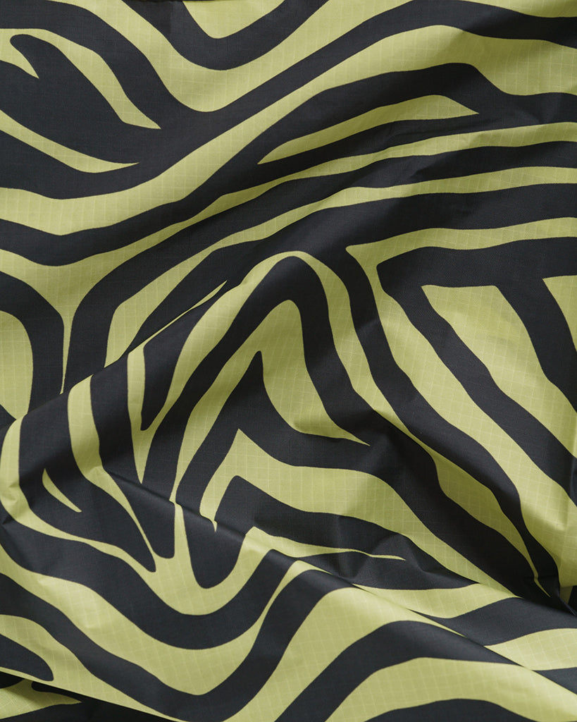 Standard Reusable Bag - Olive Zebra