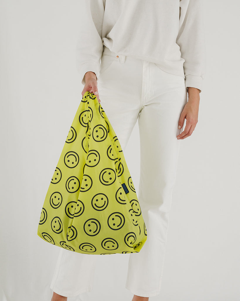 Standard Reusable Bag - Yellow Happy