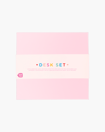 Desk Set - Blush Pink [PRE ORDER]