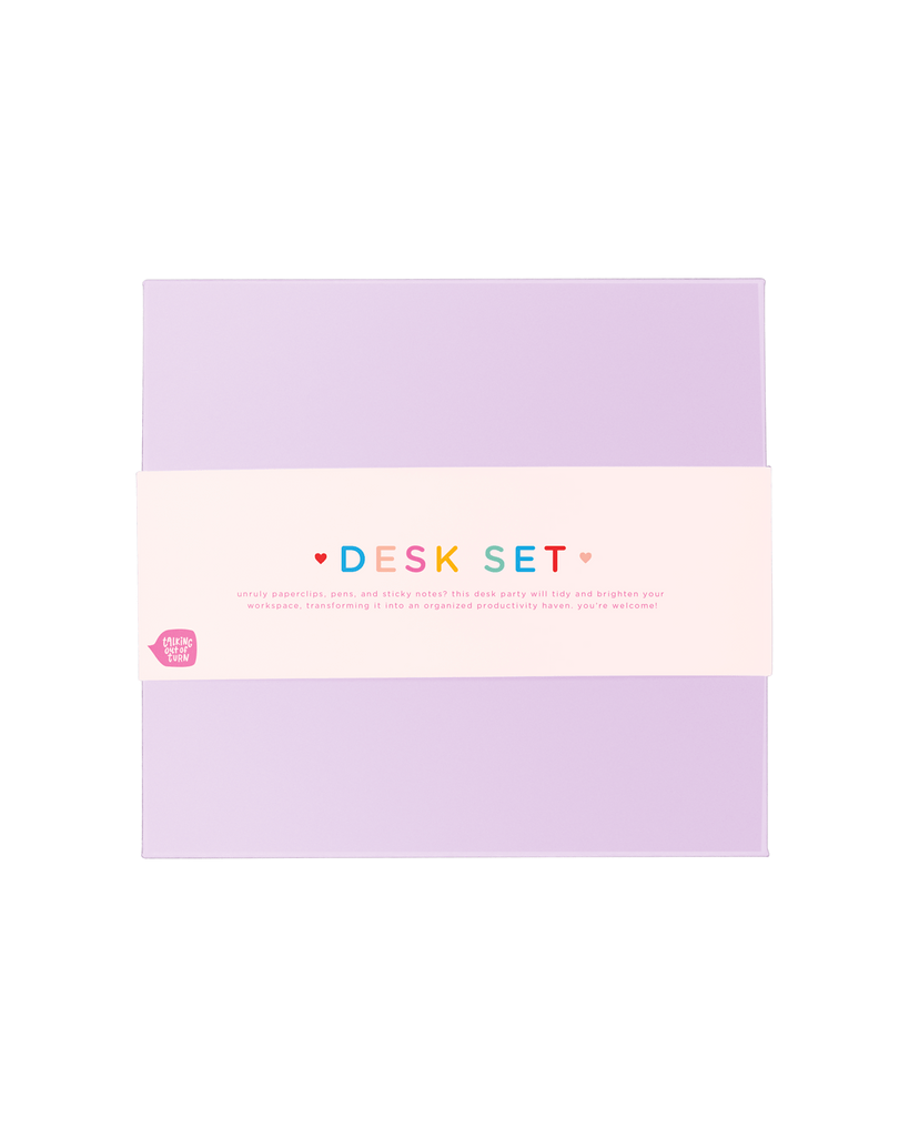 Desk Set - Lilac