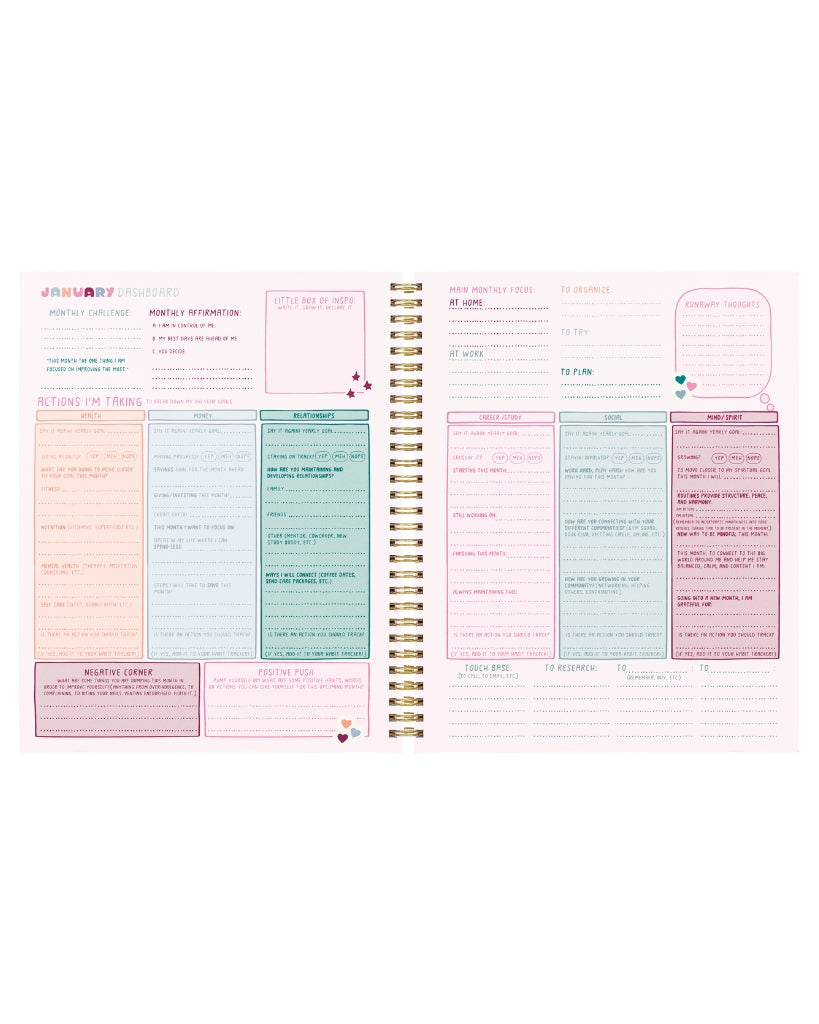 2023 Goal Getter Planner - Rise Up