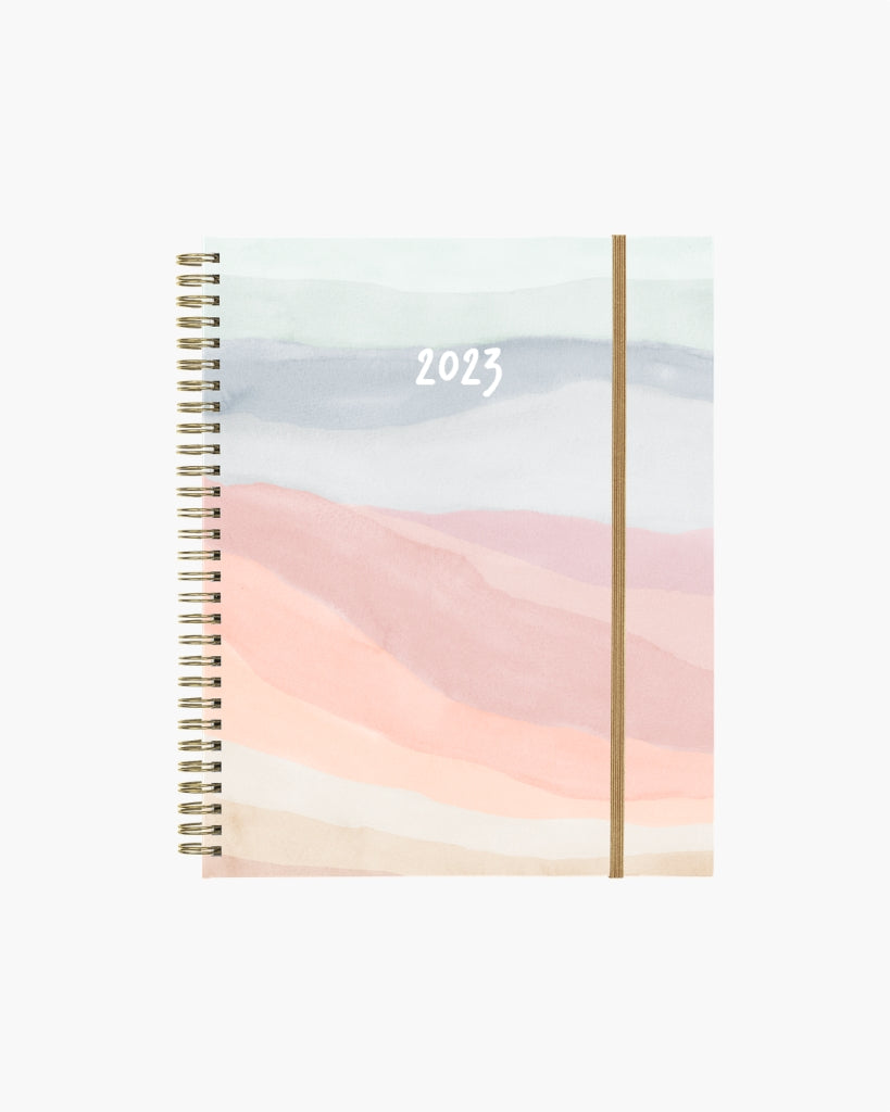 2023 Goal Getter Planner - Sunset Stripes
