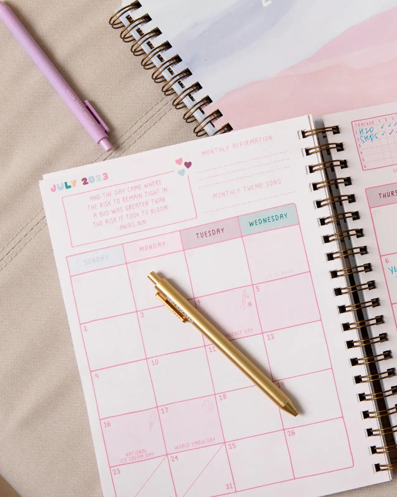 2023 Goal Getter Planner - Sunset Stripes