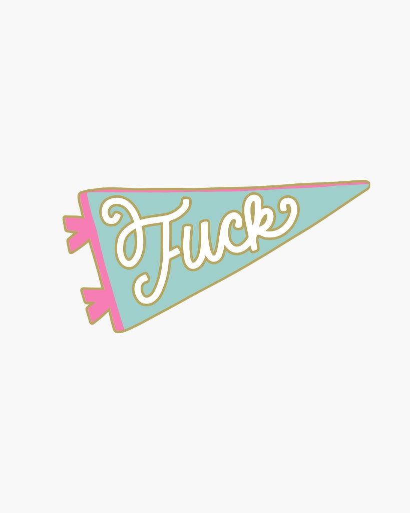 Single Sticker - Fuck Flag