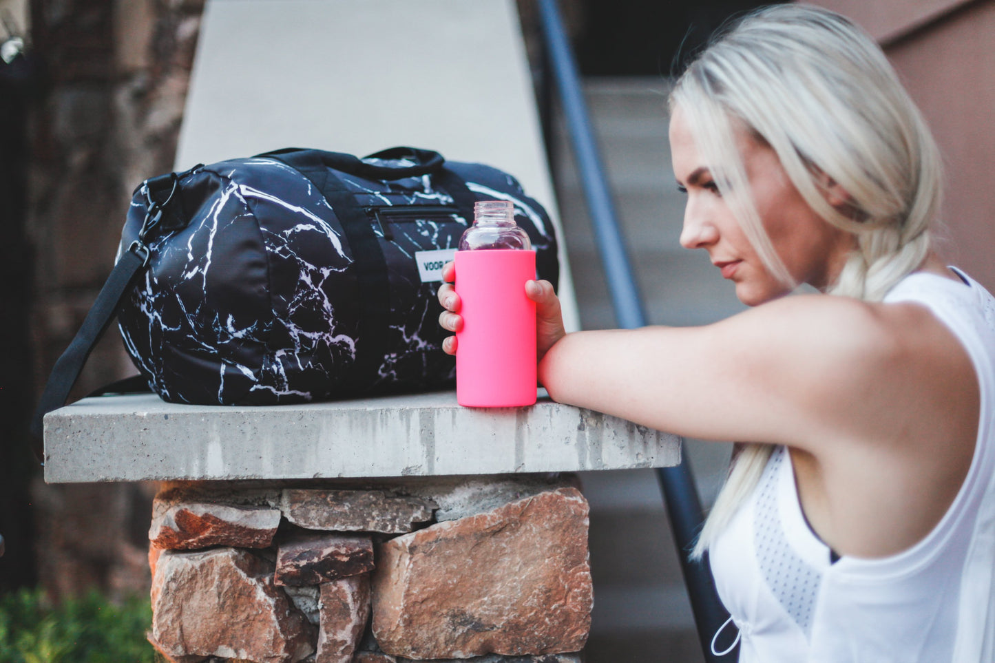 Roadie Duffle - Black Marble