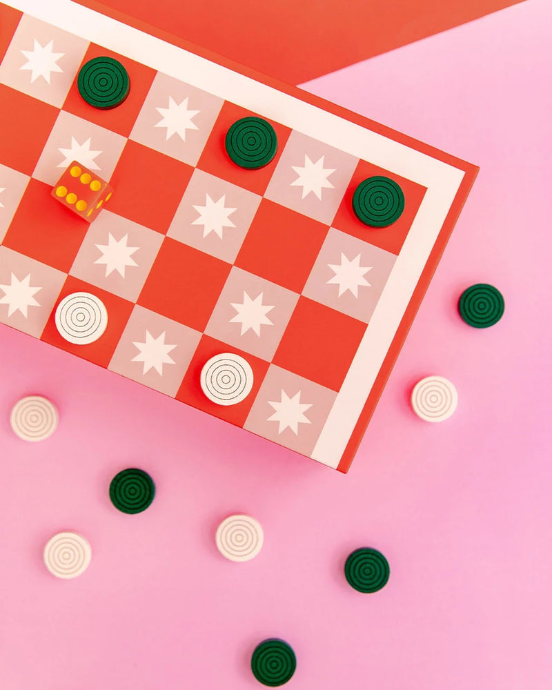 Game Night! 2-in-1 Board - Checkers or Backgammon