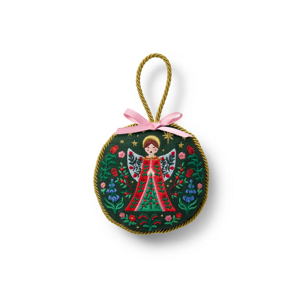 Embroidered Ornament - Angel [PRE ORDER]