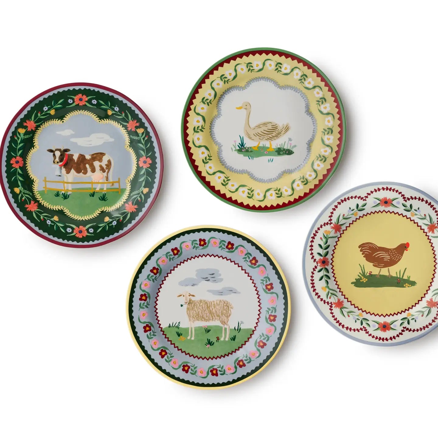 Porcelain Dessert Plate Set - Home Sweet Home [PRE ORDER]