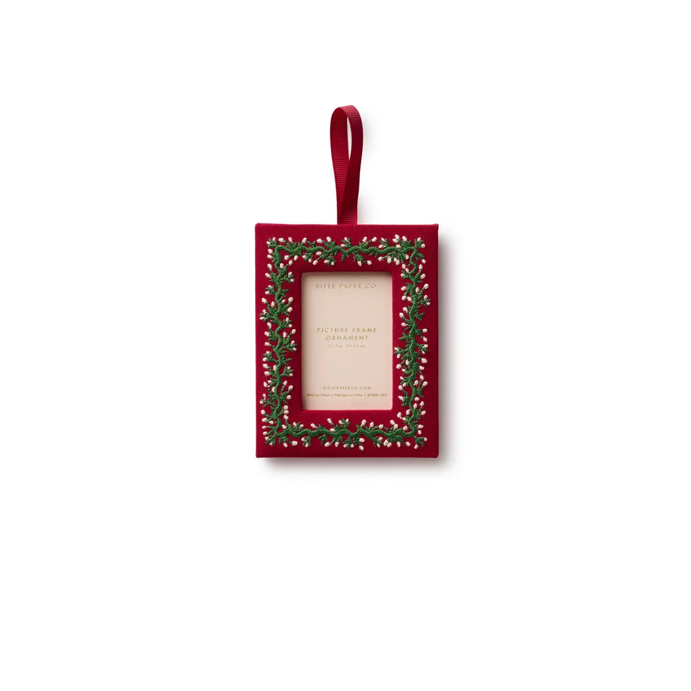 Embroidered Frame Ornament - Garland [PRE ORDER]