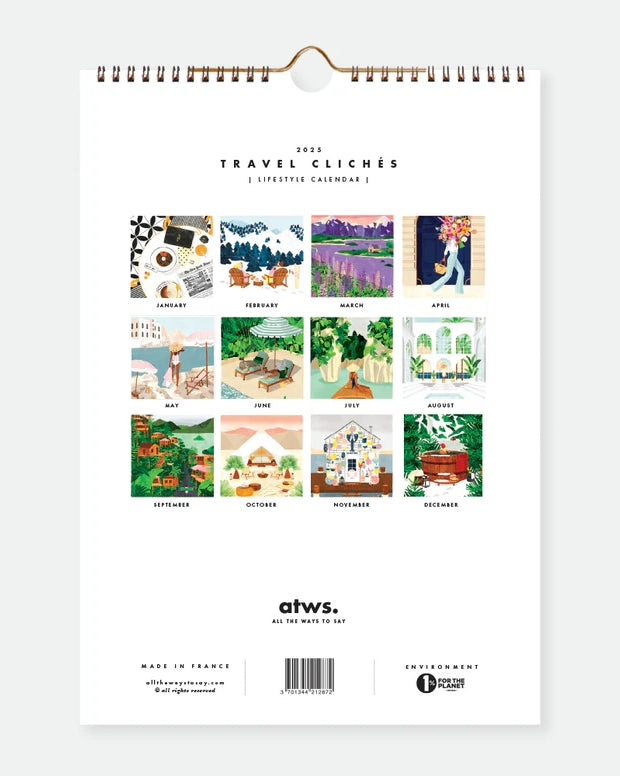 
                      
                        2025 Wall Calendar - Travel Clichés [PRE ORDER]
                      
                    