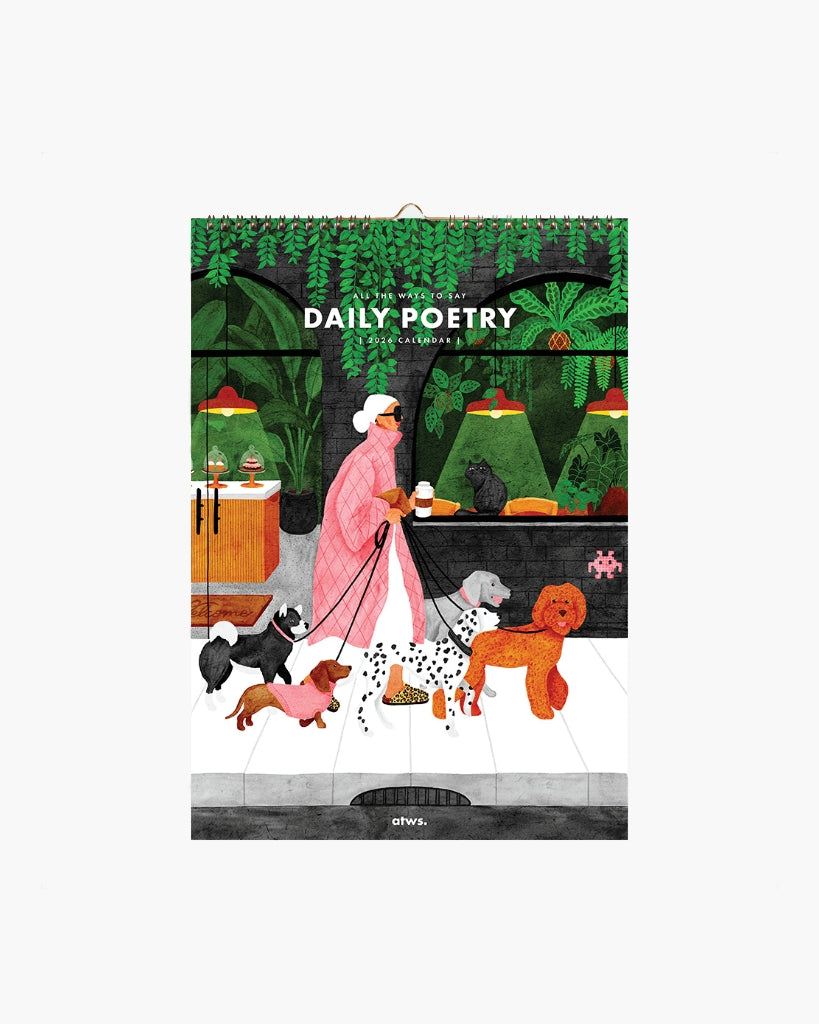 2026 Wall Calendar - Daily Poetry [PRE ORDER]